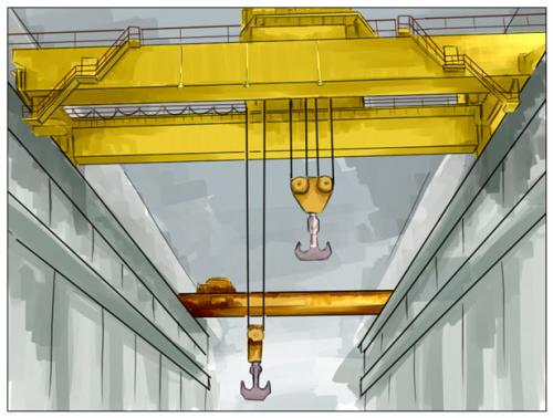 QD50吨双梁吊钩桥式起重机